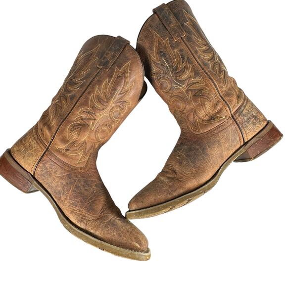 Laredo Men\'s‎ Durant Boots Brown Leather Size 12D Western Barn Work Boots main image 10